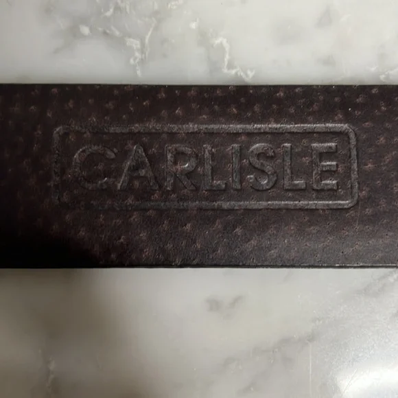 Vintage Carlisle Turtle Belt Medium Dark Brown Gold - Picture 5 of 9